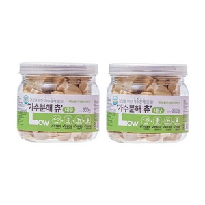 우리주 애견 가수분해 츄300g, 대구, 300g, 2개