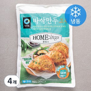 대상 호밍스 바삭만두 고추 (냉동), 4개, 800g