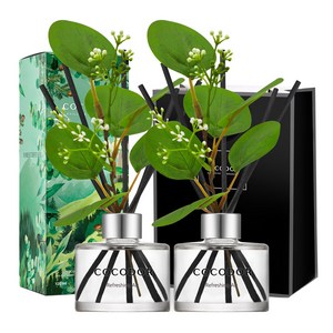 코코도르 포레스트 디퓨저 + 쇼핑백, 리프레싱에어, 120ml, 2개