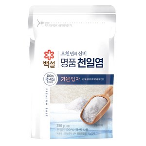 백설 오천년의 신비 가는입자 천일염, 250g, 1개