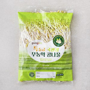 곰곰 특등급 국산콩 무농약 콩나물, 340g, 1개