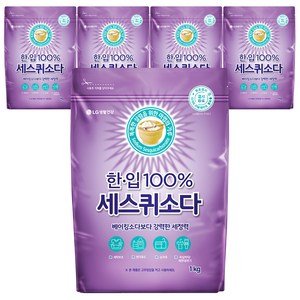 한입 세스퀴소다 표백제, 5개, 1kg