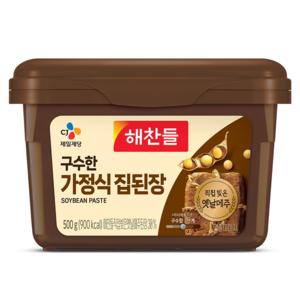 해찬들 구수한 가정식 집된장, 500g, 1개