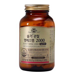 솔가 관절 엠에스엠 2000, 120정, 1개