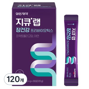 지큐랩 장건강 프리바이오틱스, 4g, 120개