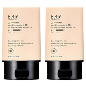 빌리프 UV 프로텍터 스탠바이유 베이직 비비크림 SPF50+ PA++++, 50ml, 2개