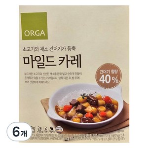 올가 즉석 마일드 카레, 300g, 6개