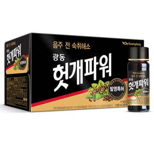 광동제약 헛개파워, 100ml, 10개