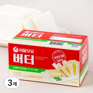 서울우유 버터, 450g, 3개