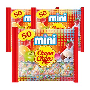 츄파춥스 미니 50개입, 300g, 3개