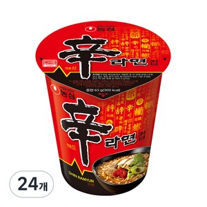 농심 신라면 컵 65g, 24개