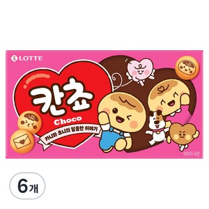 롯데웰푸드 칸쵸 초코맛, 54g, 6개