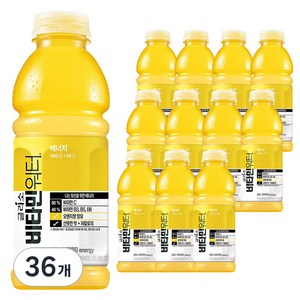 글라소비타민워터 비타민워터 에너지, 500ml, 36개