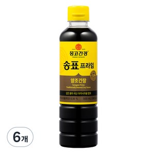 몽고간장 송표 프라임, 500ml, 6개