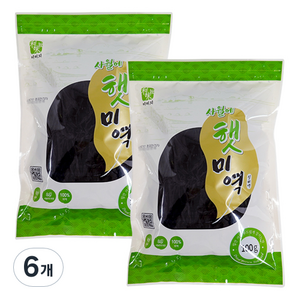 석하 4월에 햇미역, 100g, 6개