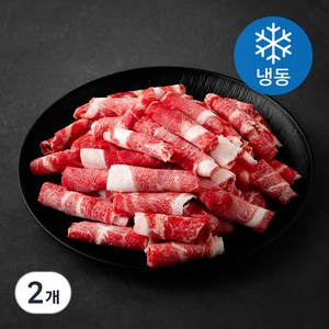 호주산 샤브샤브용 소고기 (냉동), 2개, 500g
