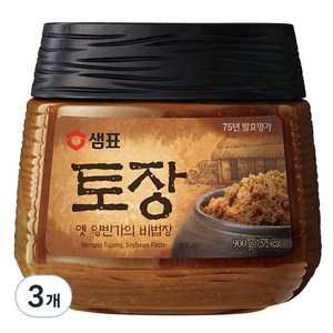 샘표 시골집토장, 900g, 3개