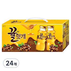 웅진 꿀먹은 헛개 음료, 180ml, 24개