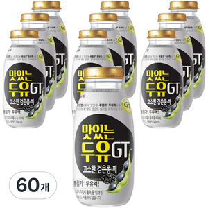 맛있는 두유 GT 검은콩 깨 200mlX10병, 200ml, 60개