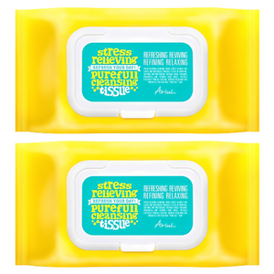 아리얼 스트레스 릴리빙 퓨어풀 클렌징 티슈