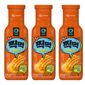 청정원 찍먹 오지치즈소스, 230g, 3개