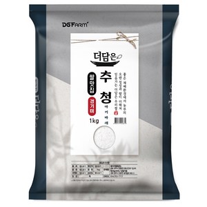 더담은 2024년산 햅쌀 경기미 추청 아끼바레 쌀, 특등급, 1kg, 1개