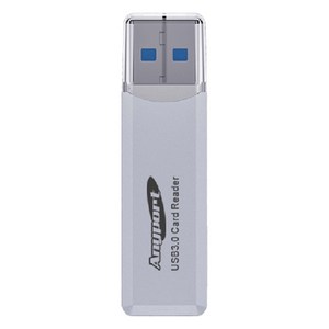 애니포트 USB 3.0 SD 카드리더기, AP-U30W, 화이트, 1개