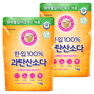 한입 100% 과탄산소다, 1kg, 2개