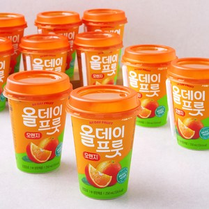 서울우유 올데이프룻 오렌지 주스, 250ml, 10개입