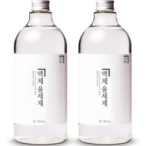 살림백서 액체 울세제 본품, 2개, 1L