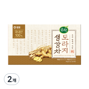 순작 도라지 생강차, 700mg, 120개입, 2개