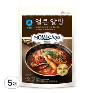 청정원 호밍스 얼큰 알탕, 450g, 5개