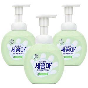 세균아꼼짝마 항균 버블 핸드워시 그린허브향, 250ml, 3개