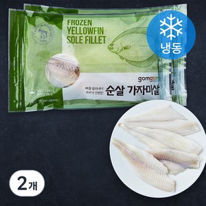 곰곰 순살 가자미살 (냉동), 550g, 2개