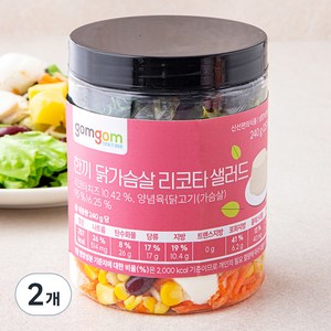 곰곰 한끼 닭가슴살 리코타 샐러드, 240g, 2팩