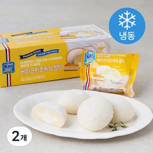 끼리 베이크 치즈케익 찰떡 6개입 (냉동), 360g, 2개