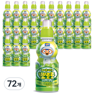 팔도 귀여운 내친구 뽀로로 샤인머스캣맛, 235ml, 72개