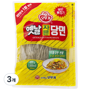 오뚜기옛날 자른당면, 500g, 3개