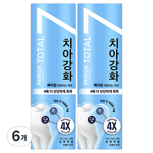 페리오 인텐스 오리지널 치아강화 치약, 120g, 6개