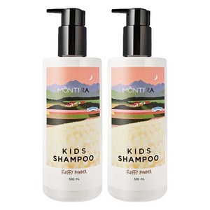 [몽프라]키즈 샴푸(500ml)-플러피파우더, 2개, 500ml