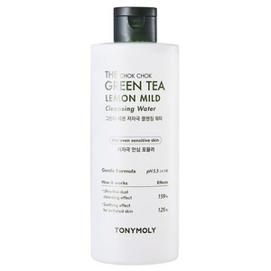 토니모리 더 촉촉 그린티 레몬 저자극 클렌징 워터, 300ml, 1개