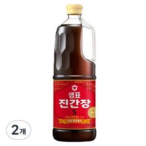 샘표 진간장 S, 1.7L, 2개