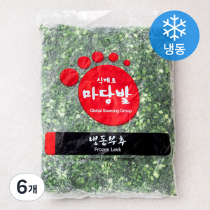 마당발 부추 (냉동), 1kg, 6개