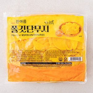 한아름 쫄깃 단무지, 1kg, 1개