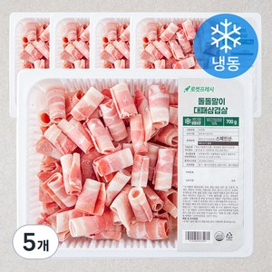 돌돌말이 대패삼겹살 (냉동), 700g, 5개