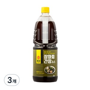 몽고 장아찌 간장소스, 1.8L, 3개