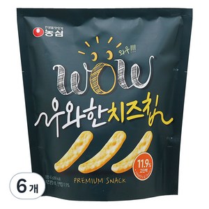 우와한 치즈칩, 42g, 6개