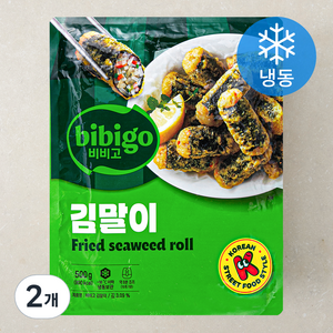 비비고 김말이 (냉동), 500g, 2개