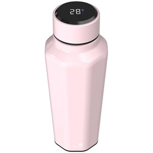 액센 옥타곤 대용량 온도표시 텀블러 SK200, 핑크, 740ml, 1개