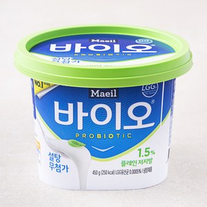 매일바이오 플레인 저지방 요거트 450g, 1개